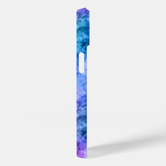 Ruwe pacock Blue textuur Case-Mate iPhone Case (Achterkant / Rechts)