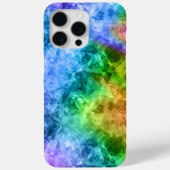 Ruwe pacock Blue textuur Case-Mate iPhone Case (Achterkant)