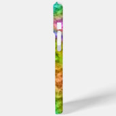 Ruwe pacock Blue textuur Case-Mate iPhone Case (Achterkant / Links)