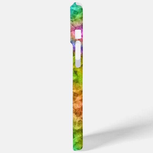 Ruwe pacock Blue textuur Case-Mate iPhone Case (Achterkant / Links)