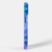 Ruwe pacock Blue textuur Case-Mate iPhone Case (Achterkant / Rechts)