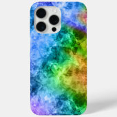 Ruwe pacock Blue textuur Case-Mate iPhone Case (Achterkant)