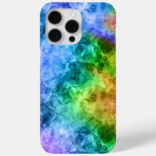 Ruwe pacock Blue textuur Case-Mate iPhone Case (Achterkant)