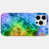 Ruwe pacock Blue textuur Case-Mate iPhone Case (Achterkant (horizontaal))