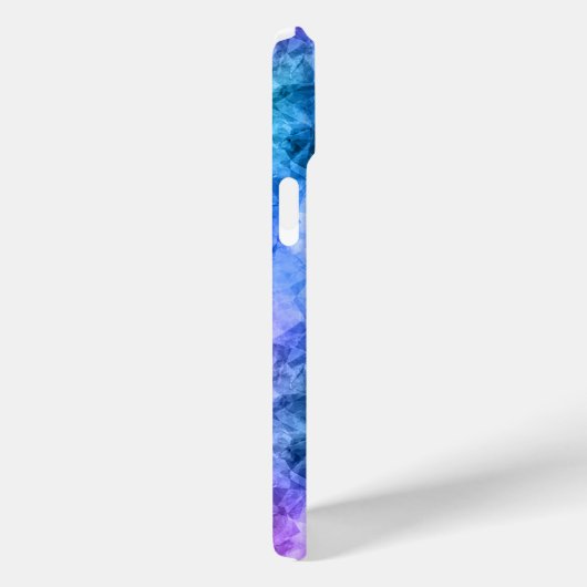 Ruwe pacock Blue textuur Case-Mate iPhone Case (Achterkant / Rechts)