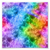 Ruwe pacock Blue textuur Foto Afdruk (Voorkant)