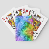 Ruwe pacock Blue textuur Pokerkaarten (Achterkant)