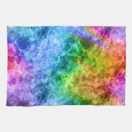 Ruwe pacock Blue textuur Theedoek