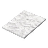 Ruwe papiertextuur notitieblok (Linkerzijde)