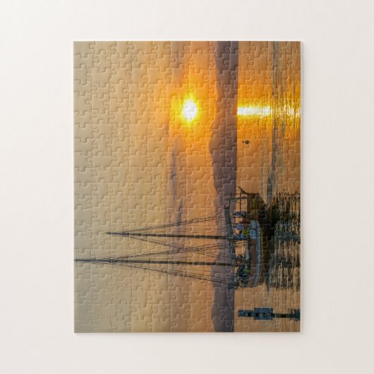 Ruwe puzzel van het Gardameer (Verticaal)