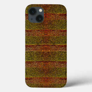 Ruwe, reliëfhoudende en gearceerde strepen, groenr Case-Mate iPhone case