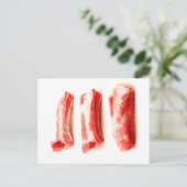 Ruwe reserveribben briefkaart (Staand voorkant)