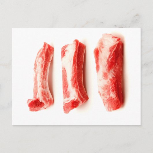 Ruwe reserveribben briefkaart (Voorkant)