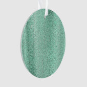 Ruwe ribfluweelstrepen in bladgroen ornament (voorkant)