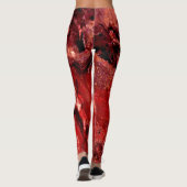 Ruwe Rode Rots Mars Broek Uniek Leggings (Achterkant)