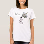 Ruwe Rozen Puppy Roos Inspirerend T-shirt (Voorkant)