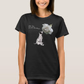 Ruwe Rozen Puppy Roos Inspirerend T-Shirt (Voorkant)