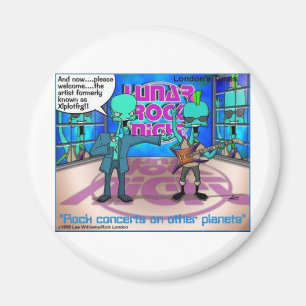 Ruwe Ruimterockbands Grappige Cadeaus & T-shirts Magneet
