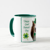 Ruwe Sable Collie St. Patrick's Mok (Voorkant links)