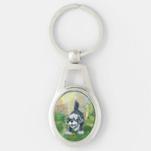 Ruwe Schapendoes Sleutelhanger