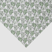 Ruwe Schets Chili Peppers op groen Tissuepapier (Detail)