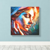 ruwe schoonheid canvas afdruk (Insitu (Houten vloer))