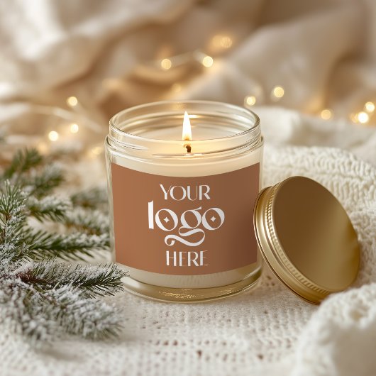 Ruwe Sienna Rechthoekige Sticker