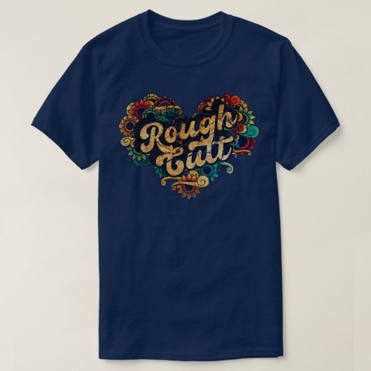 ruwe snede t-shirt (Design voorkant)