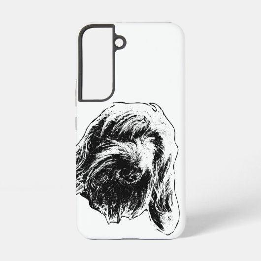 Ruwe Spinone Hart Samsung Galaxy Hoesje (Achterkant)