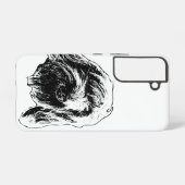 Ruwe Spinone Hart Samsung Galaxy Hoesje (Achterkant horizontaal)