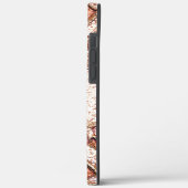 Ruwe steen in roombruin Case-Mate iPhone case (Achterkant / Links)