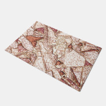 Ruwe steen in roombruin