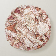 Ruwe steen in roombruin