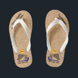 Ruwe Teenslippers Kinderen<br><div class="desc">Leg je twee favoriete dingen samen: teenslippers en cruisereizen, en maak je klaar om het strand te raken. Ideaal om je aan te passen aan je familie, een reis met vrienden, vrijgezellenfeest/vrijgezellenfeest of andere speciale gelegenheden. Ideaal om te laten zien hoeveel plezier je hebt en om een geweldige keepasje mee...</div>