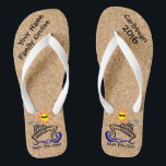 Ruwe Teenslippers Volwassen Zeeen overdag!<br><div class="desc">Leg je twee favoriete dingen samen: teenslippers en cruisereizen, en maak je klaar om het strand te raken. Ideaal om je aan te passen aan je familie, een reis met vrienden, vrijgezellenfeest/vrijgezellenfeest of andere speciale gelegenheden. Ideaal om te laten zien hoeveel plezier je hebt en om een geweldige keepasje mee...</div>