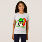 Ruwe Tri Collie Saint Patricks T-shirt (Voorkant volledig)