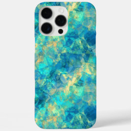 Ruwe turquisstructuur iPhone 16 pro max hoesje