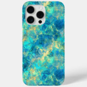 Ruwe turquisstructuur Case-Mate iPhone case (Achterkant)