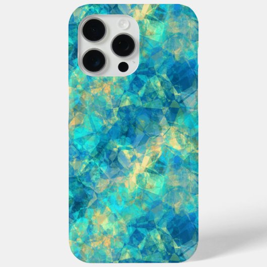 Ruwe turquisstructuur Case-Mate iPhone case (Achterkant)