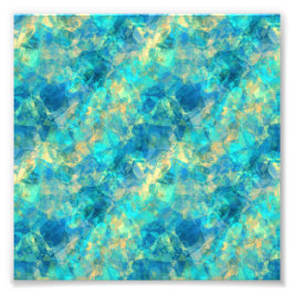 Ruwe turquisstructuur foto afdruk