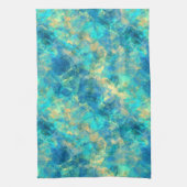 Ruwe turquisstructuur theedoek (Verticaal)