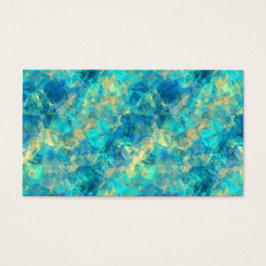 Ruwe turquisstructuur visitekaartjes