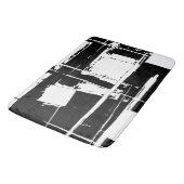 Ruwe verf abstract badmat (Gekanteld)