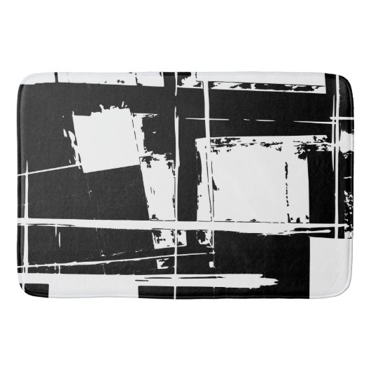 Ruwe verf abstract badmat (Voorkant)