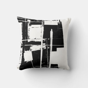 Ruwe verf abstract kussen