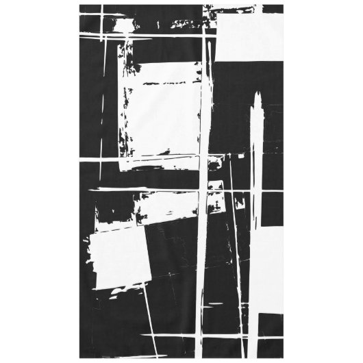 Ruwe verf abstract tafelkleed (Voorkant)