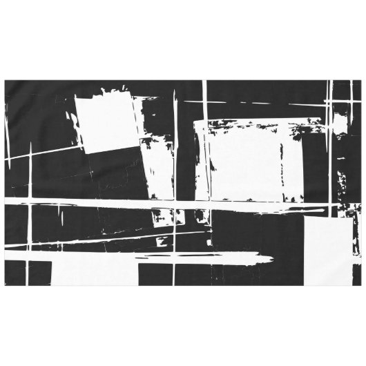 Ruwe verf abstract tafelkleed (Voorkant (Horizontaal))