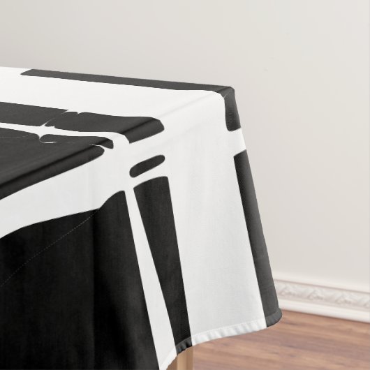 Ruwe verf abstract tafelkleed (Voorbeeld)