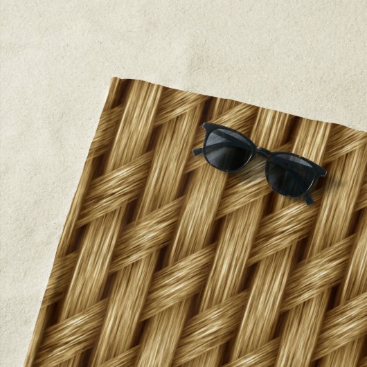 Ruwe vezels Weve Weven Kijk Strandlaken (In situ)