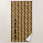 Ruwe vezels Weve Weven Kijk Strandlaken (Voorkant)